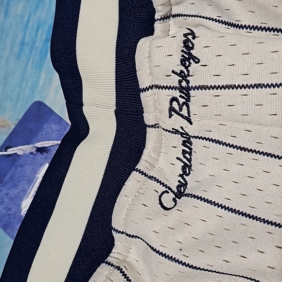 Cleveland Buckeyes Negro League Pinstripe Shorts Size Medium - Picture 5 of 10